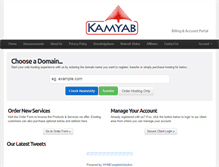 Tablet Screenshot of kamyab.biz